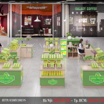 Thiết Kế Gian Hàng Trà Thảo Mộc - Dương Minh Châu